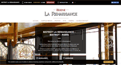 Desktop Screenshot of bistrotlarenaissance.fr